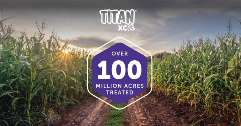 TITAN® XC Reaches 100 Million Acres Treated, a Milestone Fueled by North American Farmer Success