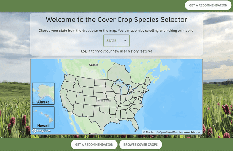 New Tool Helps Growers Choose the Right Cover Crops for Western Conditions