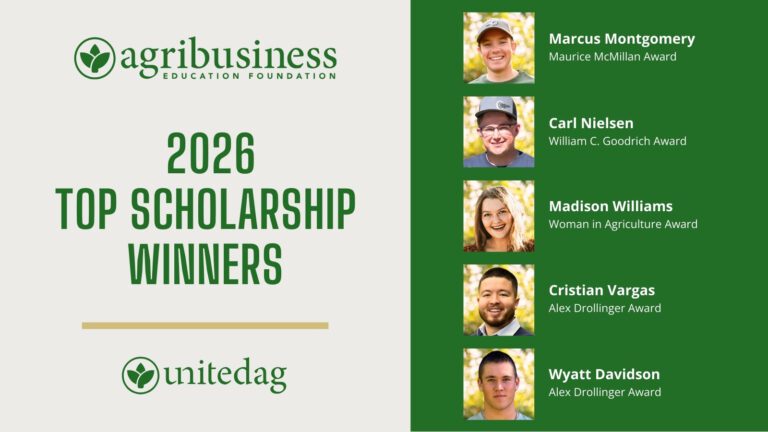 UnitedAg Awards More Than $100,000 in Scholarships to Students from Agricultural Companies Across California and Arizona